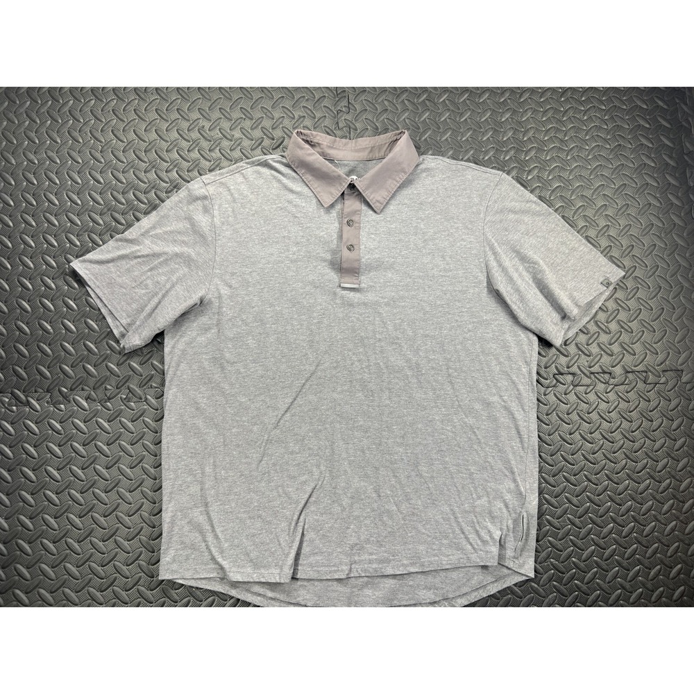 Merrell Polo Shirt Adult 2XL XXL Gray Short Sleeve Active Casual Outdoor Men's